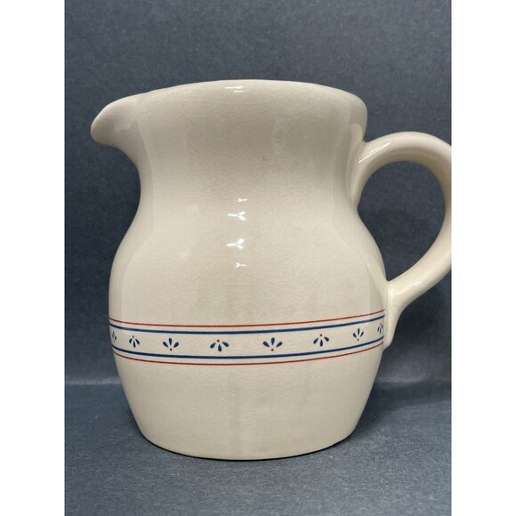 Lilian Vernon Country Flowers Decorative Ceramic Pitcher 6 1/2" Tall - Picture 5 of 11